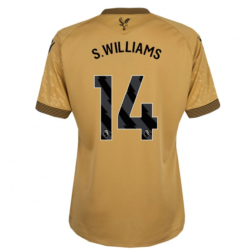 DanxenメンズSeb Williams#14ゴールド ブラックアウェイシャツ2025/26ジャージーユニフォーム