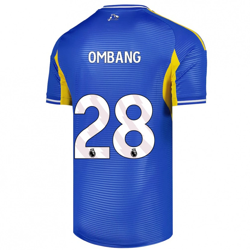 DanxenメンズDarryl Ombang#28ブルー イエローアウェイシャツ2025/26ジャージーユニフォーム