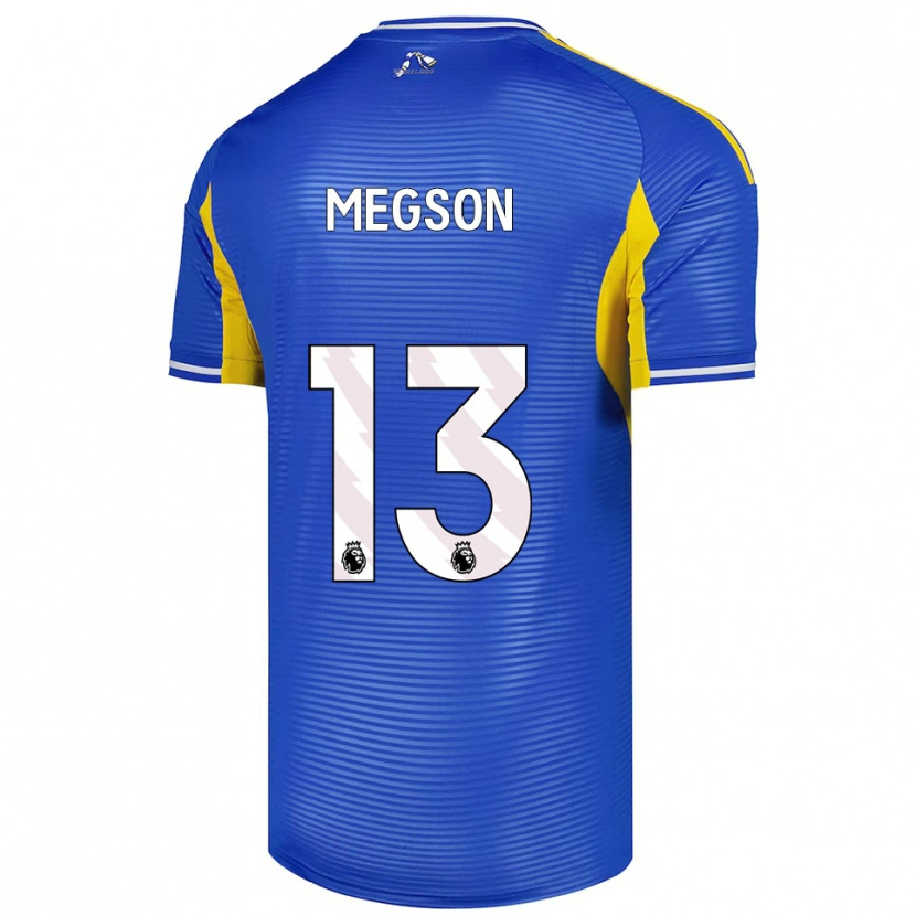 DanxenメンズMiller Megson#13ブルー イエローアウェイシャツ2025/26ジャージーユニフォーム