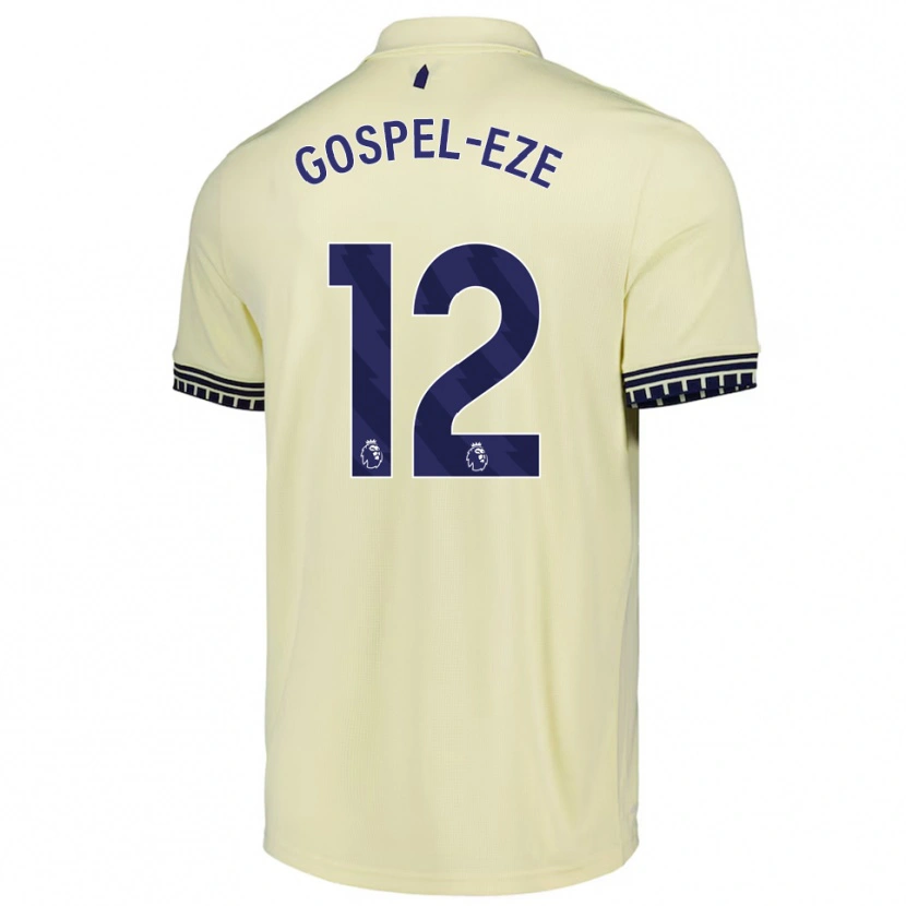 DanxenメンズGoodness Gospel-Eze#12オフホワイト ブラックアウェイシャツ2025/26ジャージーユニフォーム
