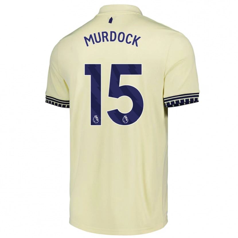 DanxenメンズFreddie Murdock#15オフホワイト ブラックアウェイシャツ2025/26ジャージーユニフォーム
