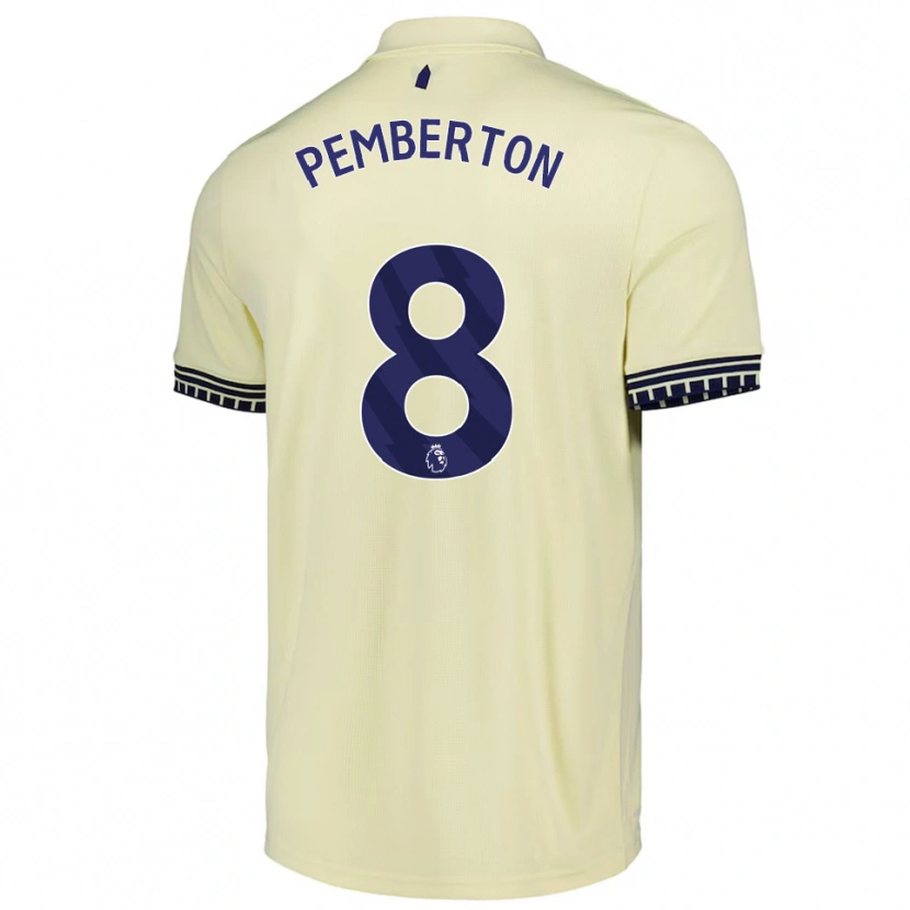 DanxenメンズDafi-Tomos Pemberton#8オフホワイト ブラックアウェイシャツ2025/26ジャージーユニフォーム