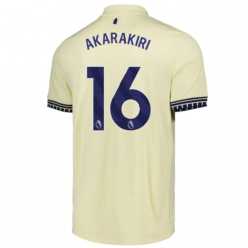 DanxenメンズDemi Akarakiri#16オフホワイト ブラックアウェイシャツ2025/26ジャージーユニフォーム