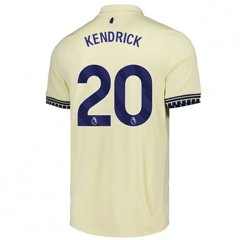DanxenメンズLevi Kendrick#20オフホワイト ブラックアウェイシャツ2025/26ジャージーユニフォーム