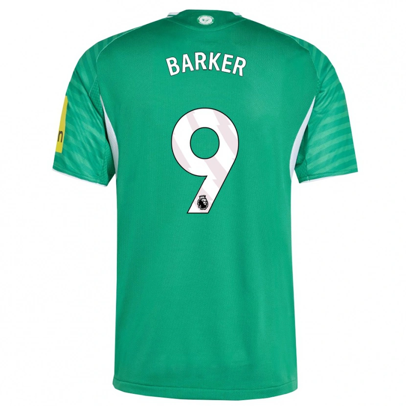 DanxenメンズKatie Barker#9グリーン ホワイトアウェイシャツ2025/26ジャージーユニフォーム