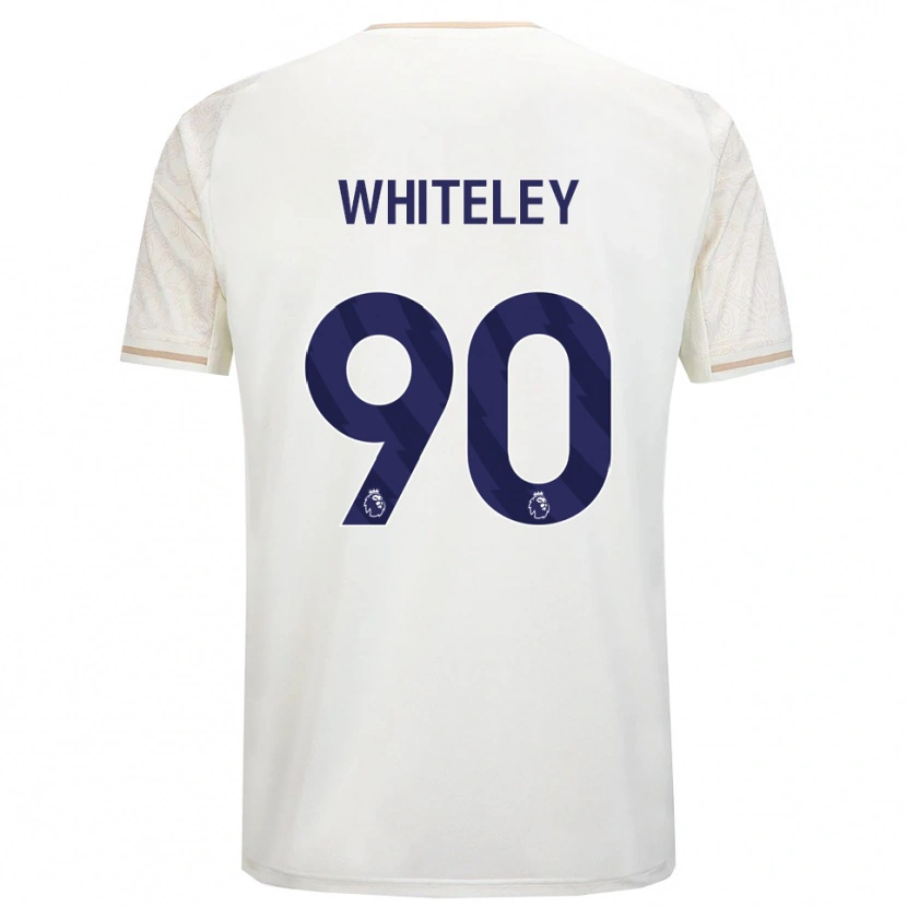 DanxenメンズJonathan Whiteley#90オフホワイト ブラックアウェイシャツ2025/26ジャージーユニフォーム