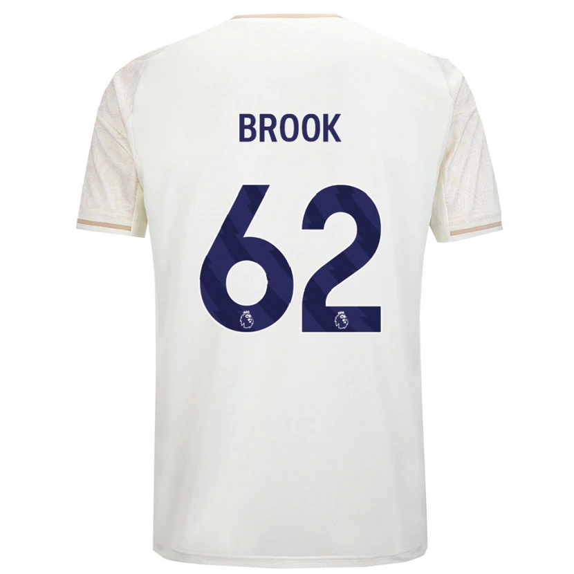 DanxenメンズWill Brook#62オフホワイト ブラックアウェイシャツ2025/26ジャージーユニフォーム