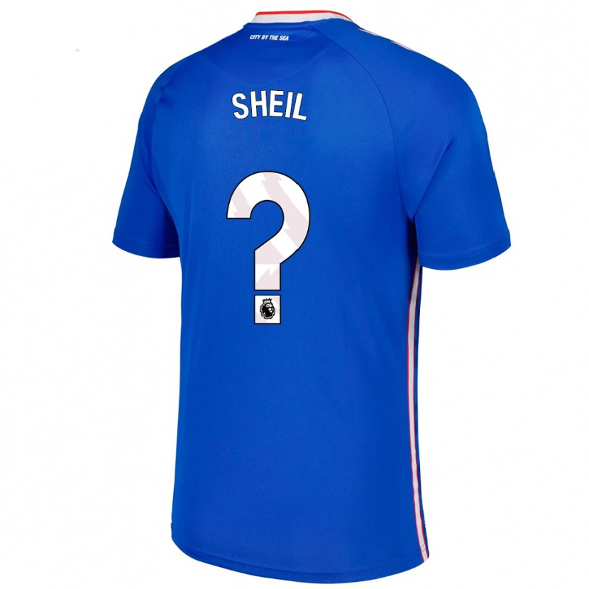 DanxenメンズTom Sheil#0ブルー ホワイトアウェイシャツ2025/26ジャージーユニフォーム
