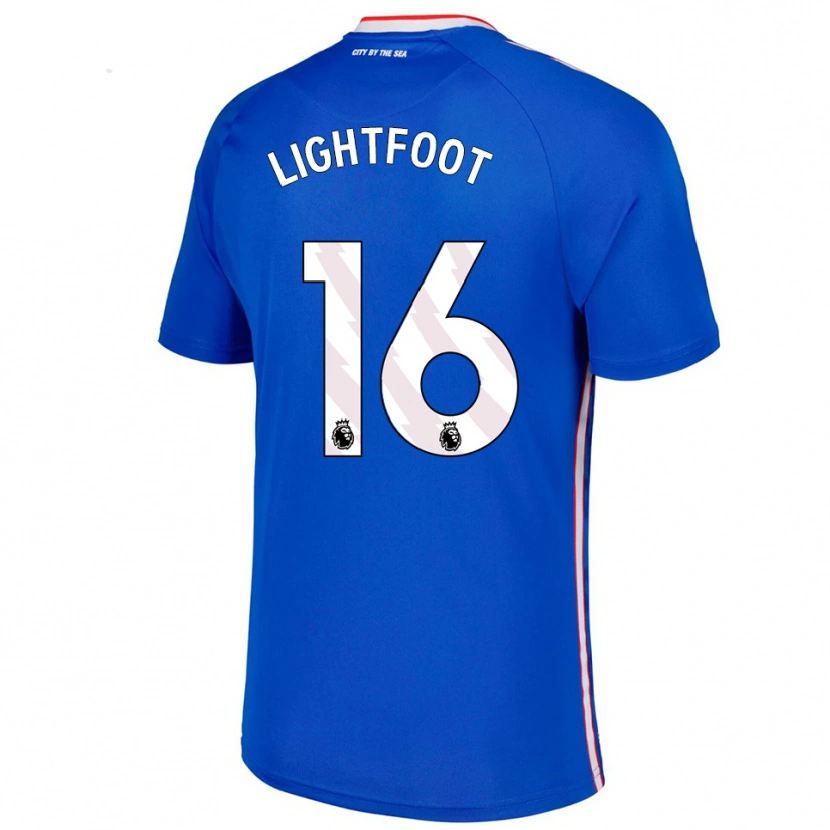 DanxenメンズArchie Lightfoot#16ブルー ホワイトアウェイシャツ2025/26ジャージーユニフォーム