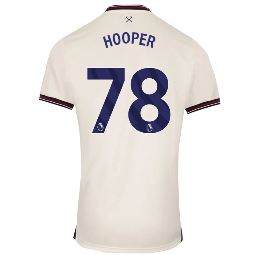 DanxenメンズFinley Hooper#78オフホワイトアウェイシャツ2025/26ジャージーユニフォーム