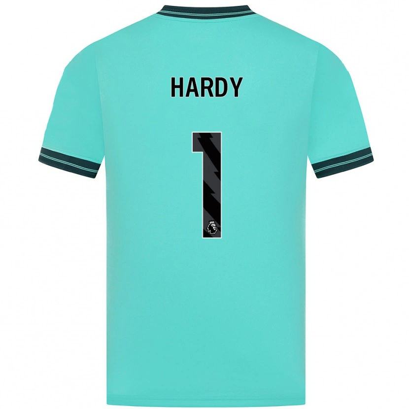 DanxenメンズGeorge Hardy#1スカイブルー グリーンアウェイシャツ2025/26ジャージーユニフォーム