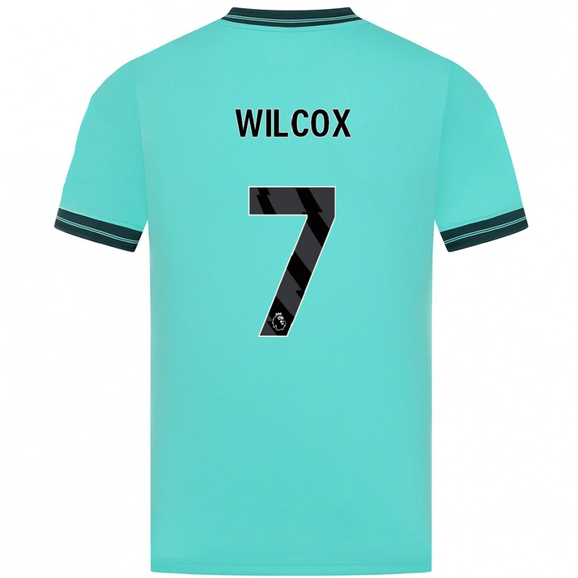 DanxenメンズJake Wilcox#7スカイブルー グリーンアウェイシャツ2025/26ジャージーユニフォーム