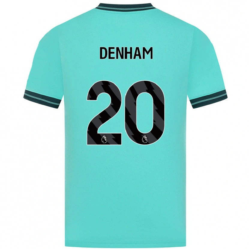 DanxenメンズAnia Denham#20スカイブルー グリーンアウェイシャツ2025/26ジャージーユニフォーム