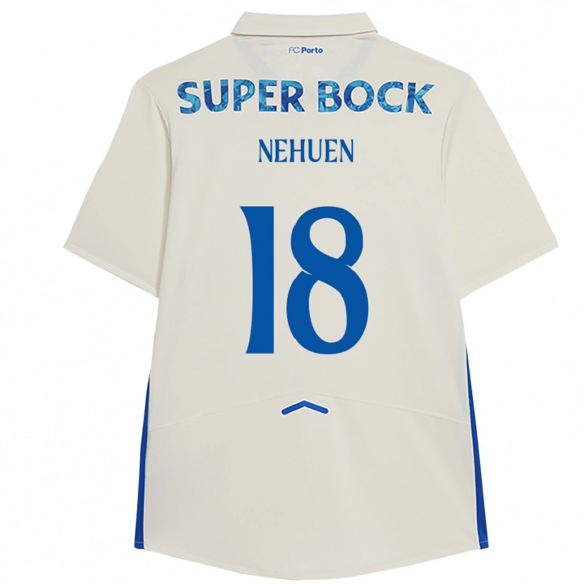 Danxenメンズネウエン・ペレス#18ホワイト ブルーサードユニフォームシャツ2025/26ジャージーユニフォーム