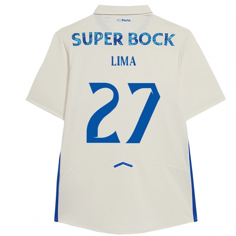 DanxenメンズCláudia Lima#27ホワイト ブルーサードユニフォームシャツ2025/26ジャージーユニフォーム