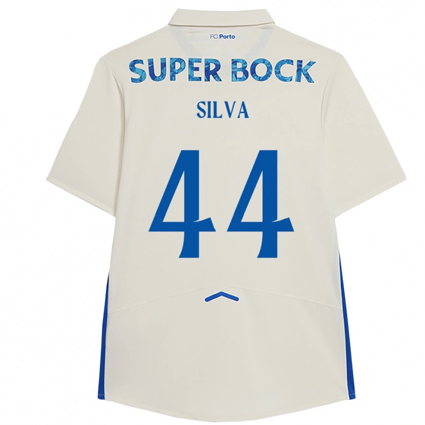 Danxenメンズフェリペ・デ・オリベイラ・シウバ#44ホワイト ブルーサードユニフォームシャツ2025/26ジャージーユニフォーム