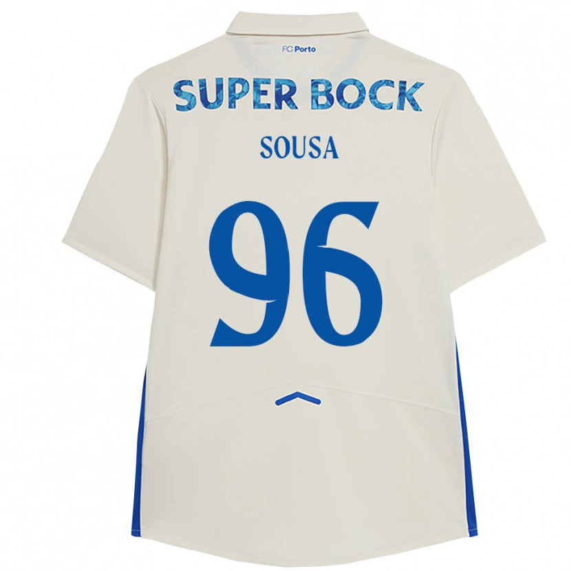 DanxenメンズFilipe Sousa#96ホワイト ブルーサードユニフォームシャツ2025/26ジャージーユニフォーム