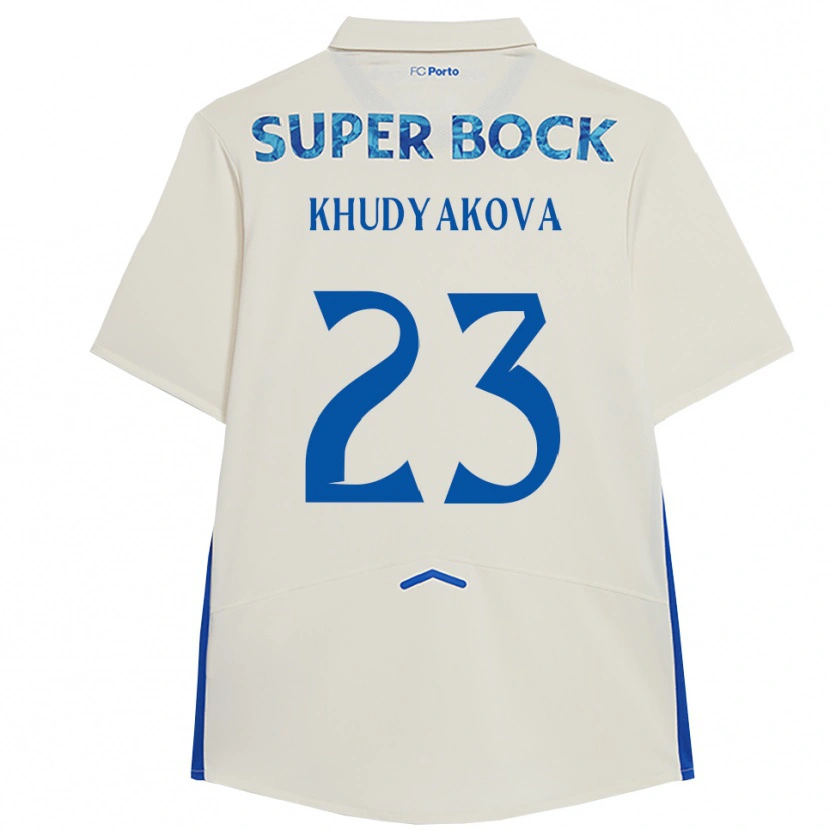 DanxenメンズVerónica Khudyakova#23ホワイト ブルーサードユニフォームシャツ2025/26ジャージーユニフォーム