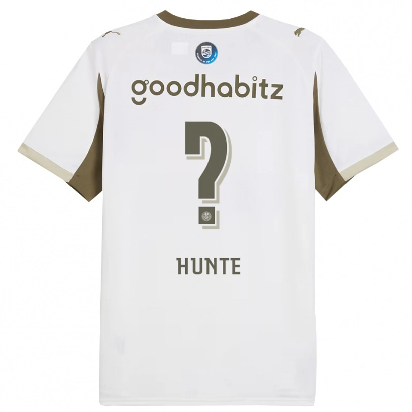 DanxenメンズJerayno Hunte#0ホワイト グレーサードユニフォームシャツ2025/26ジャージーユニフォーム