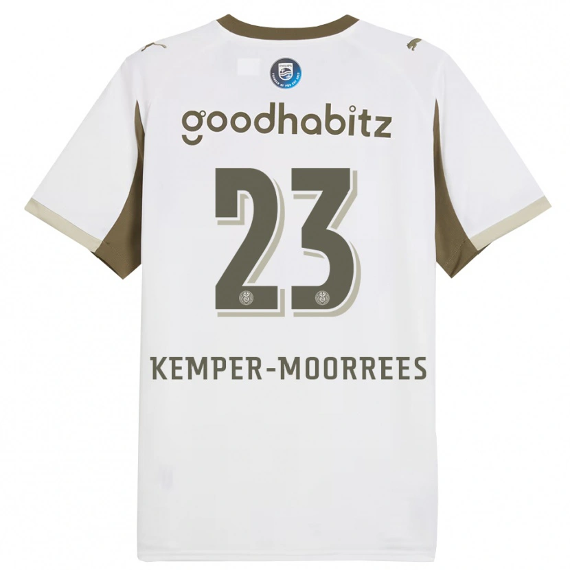 DanxenメンズMyrthe Kemper-Moorrees#23ホワイト グレーサードユニフォームシャツ2025/26ジャージーユニフォーム