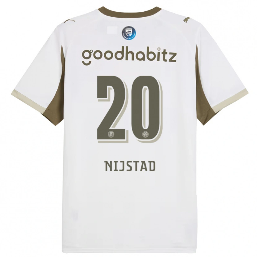 DanxenメンズNina Nijstad#20ホワイト グレーサードユニフォームシャツ2025/26ジャージーユニフォーム
