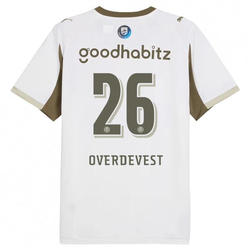 DanxenメンズMarco Overdevest#26ホワイト グレーサードユニフォームシャツ2025/26ジャージーユニフォーム