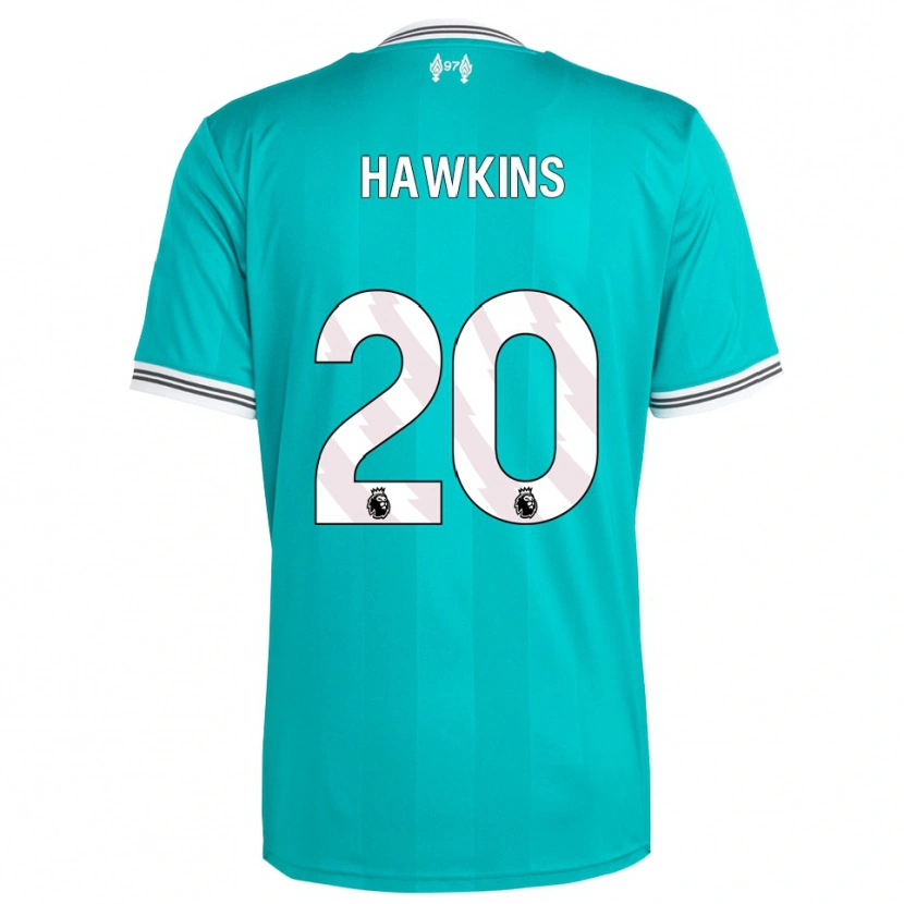 DanxenメンズMax Hawkins#20グリーン ホワイトサードユニフォームシャツ2025/26ジャージーユニフォーム