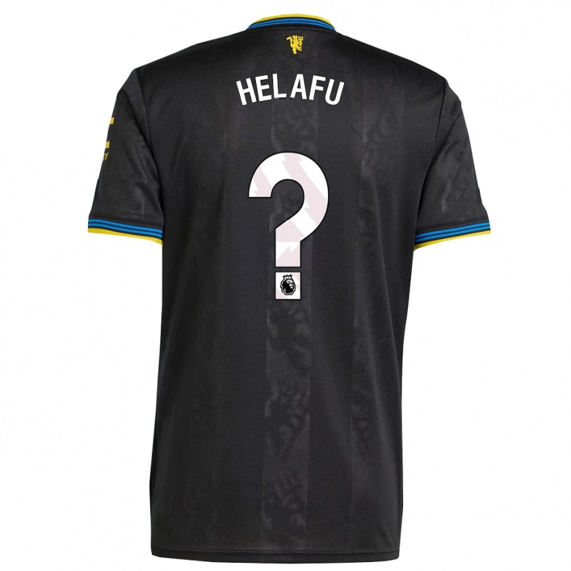 DanxenメンズYuel Helafu#0ブラック イエロー ブルーサードユニフォームシャツ2025/26ジャージーユニフォーム