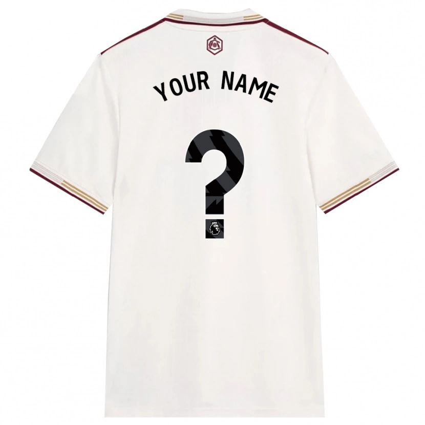 Danxenメンズあなたの名前#0オフホワイト バーガンディサードユニフォームシャツ2025/26ジャージーユニフォーム