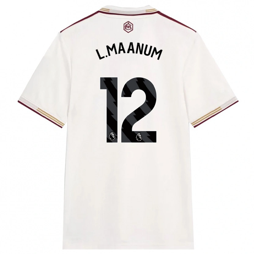 Danxenメンズフリーダ・マーナム#12オフホワイト バーガンディサードユニフォームシャツ2025/26ジャージーユニフォーム