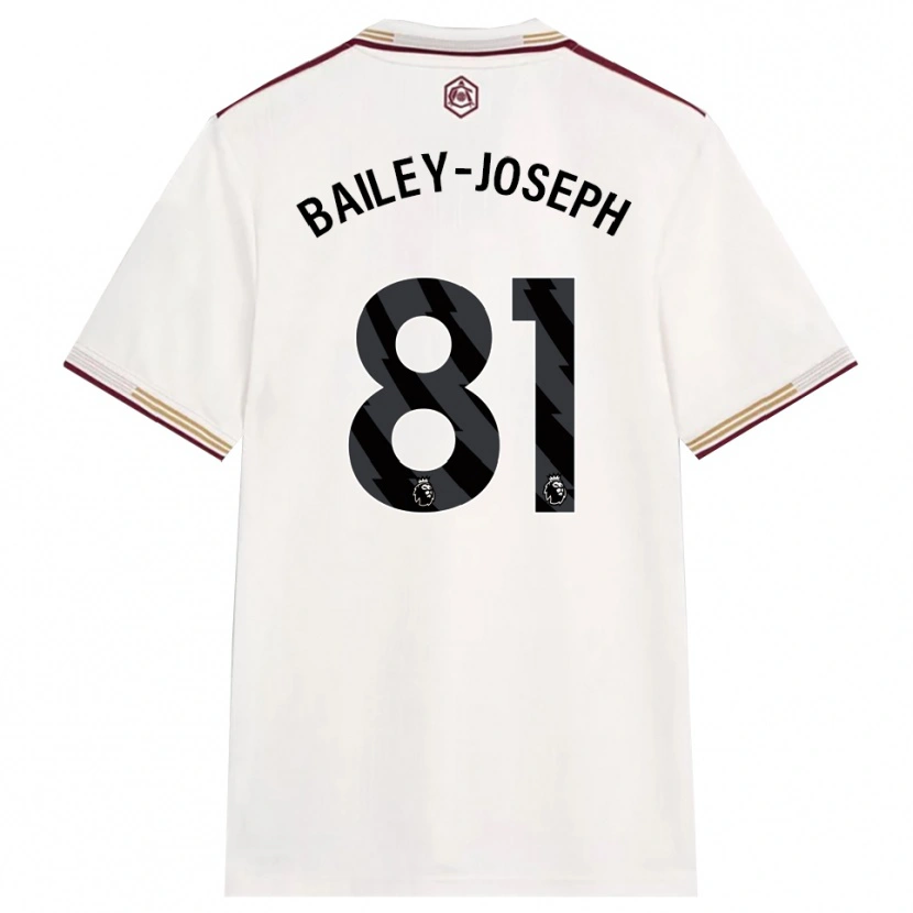 DanxenメンズBrando Bailey-Joseph#81オフホワイト バーガンディサードユニフォームシャツ2025/26ジャージーユニフォーム