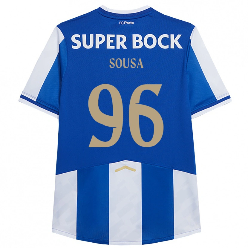 DanxenレディースFilipe Sousa#96ブルー ホワイトホームシャツ2025/26ジャージーユニフォーム