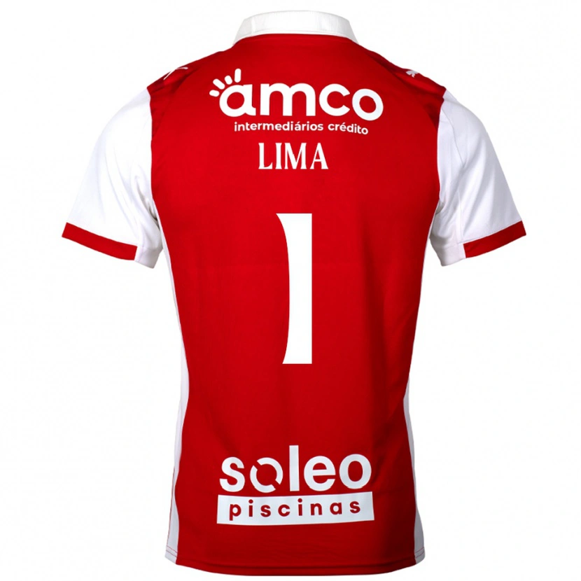 DanxenレディースAline Lima#1レッド ホワイトホームシャツ2025/26ジャージーユニフォーム