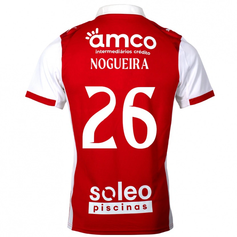 DanxenレディースAna Nogueira#26レッド ホワイトホームシャツ2025/26ジャージーユニフォーム