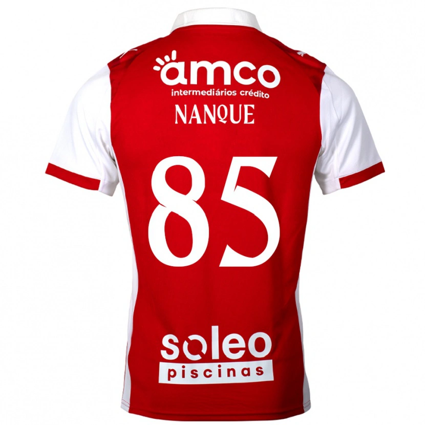 DanxenレディースEdgar Nanque#85レッド ホワイトホームシャツ2025/26ジャージーユニフォーム