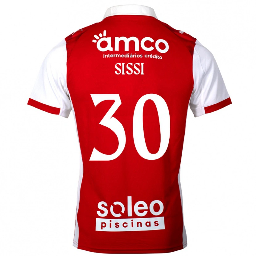 DanxenレディースSissi#30レッド ホワイトホームシャツ2025/26ジャージーユニフォーム