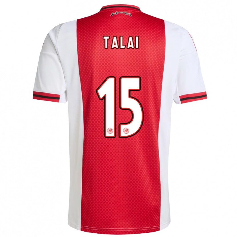 DanxenレディースImran Talai#15レッド ホワイトホームシャツ2025/26ジャージーユニフォーム