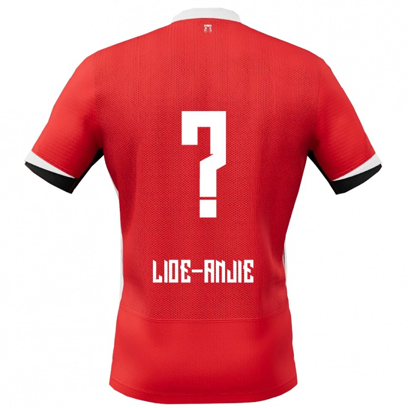 DanxenレディースJahlil Lioe-Anjie#0レッド ホワイトホームシャツ2025/26ジャージーユニフォーム