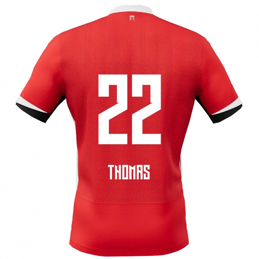 DanxenレディースKealyn Thomas#22レッド ホワイトホームシャツ2025/26ジャージーユニフォーム