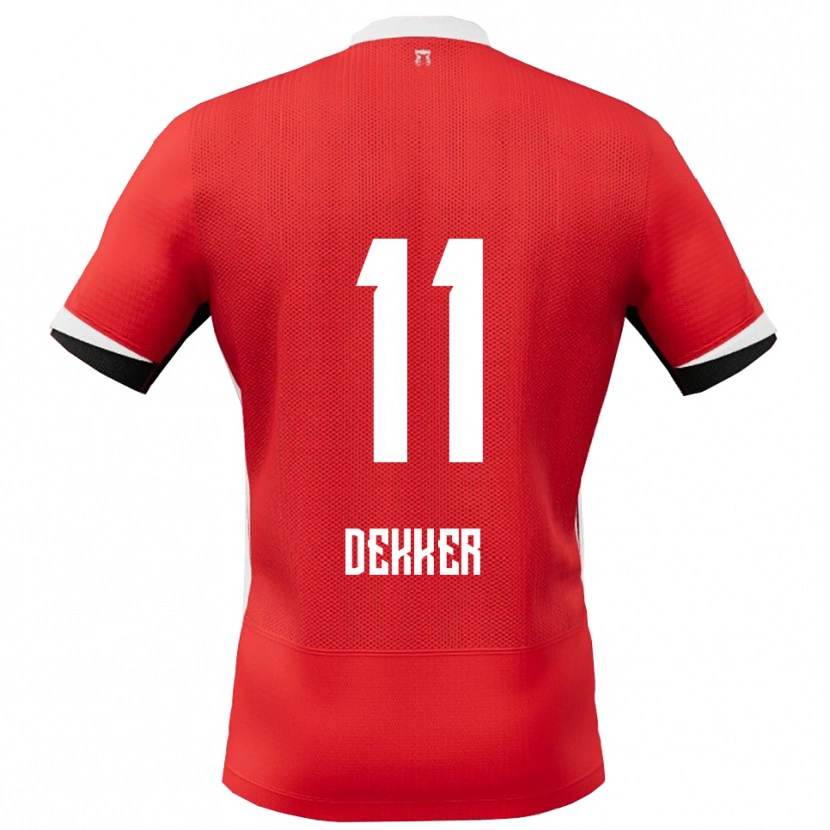 Danxenレディースイザベラ・カタリーナ・デッカー#11レッド ホワイトホームシャツ2025/26ジャージーユニフォーム