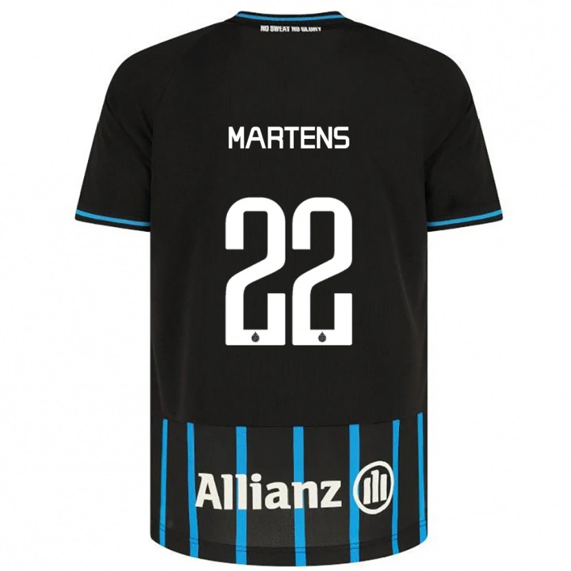 DanxenレディースQuinze Martens#22ブラック ブルーホームシャツ2025/26ジャージーユニフォーム