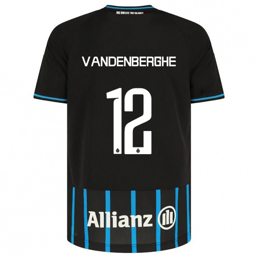 DanxenレディースXander Vandenberghe#12ブラック ブルーホームシャツ2025/26ジャージーユニフォーム