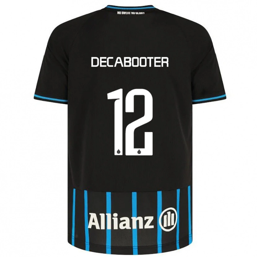 DanxenレディースMarith Decabooter#12ブラック ブルーホームシャツ2025/26ジャージーユニフォーム