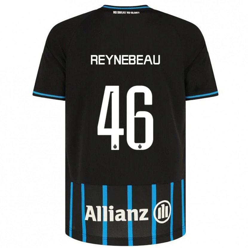 DanxenレディースClementine Reynebeau#46ブラック ブルーホームシャツ2025/26ジャージーユニフォーム