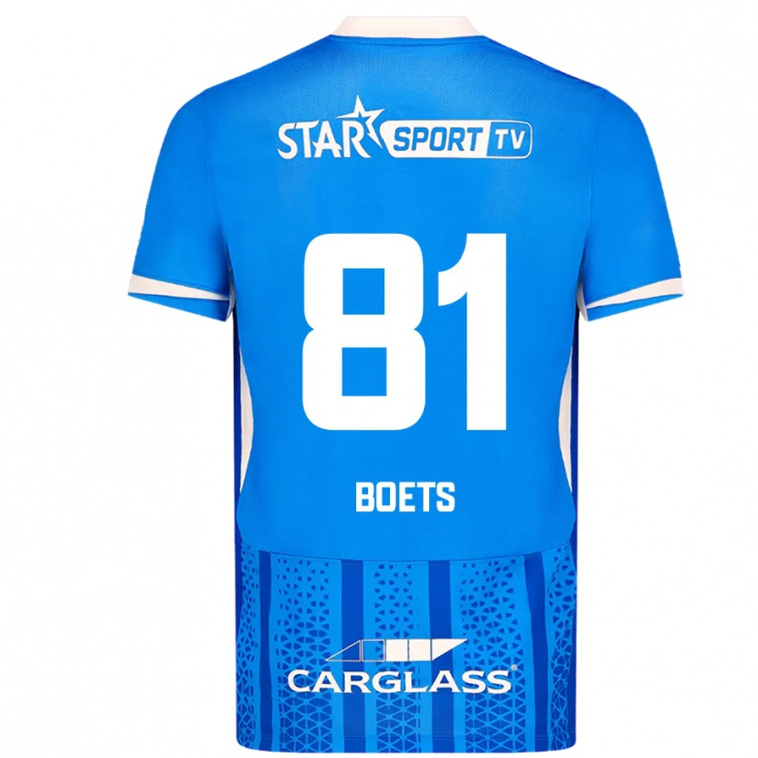 DanxenレディースKeo Boets#81ブルー ホワイトホームシャツ2025/26ジャージーユニフォーム