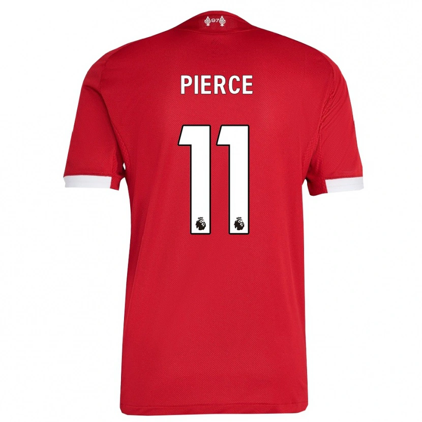 DanxenレディースAlfie Pierce#11レッド ホワイトホームシャツ2025/26ジャージーユニフォーム