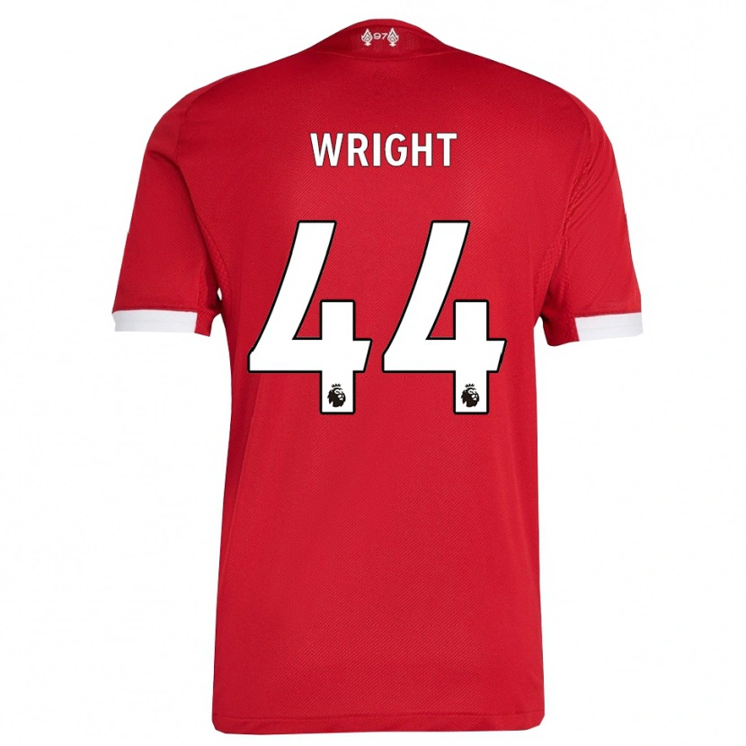 DanxenレディースWill Wright#44レッド ホワイトホームシャツ2025/26ジャージーユニフォーム