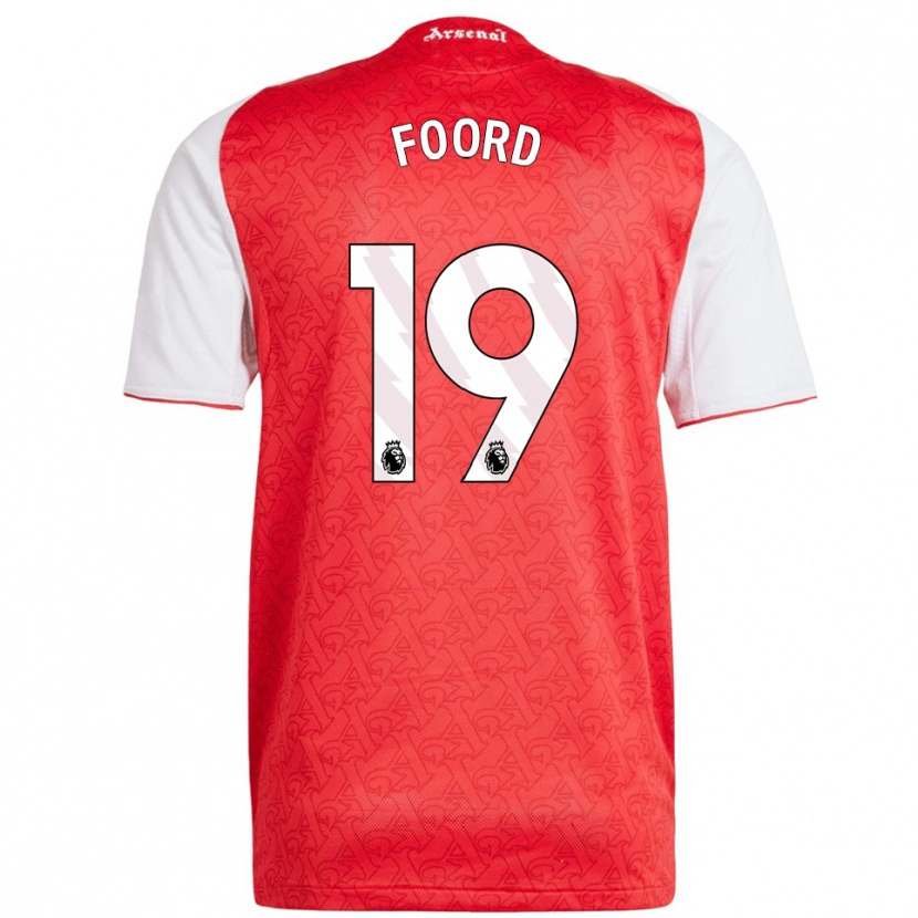 Danxenレディースケイトリン・フォード#19レッド ホワイトホームシャツ2025/26ジャージーユニフォーム