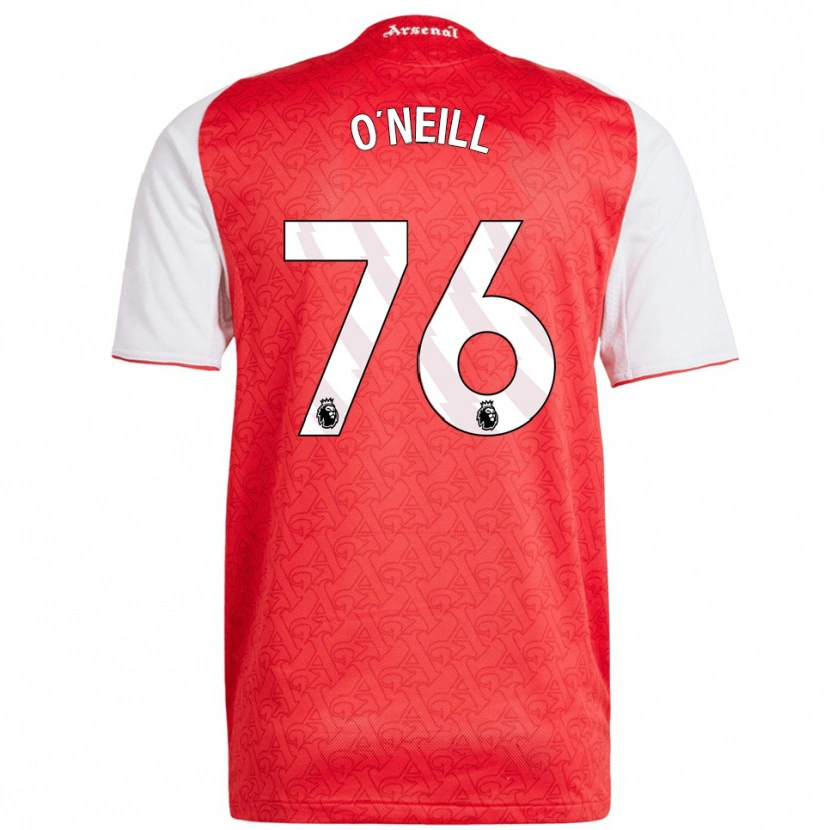 DanxenレディースCeadach O’neill#76レッド ホワイトホームシャツ2025/26ジャージーユニフォーム