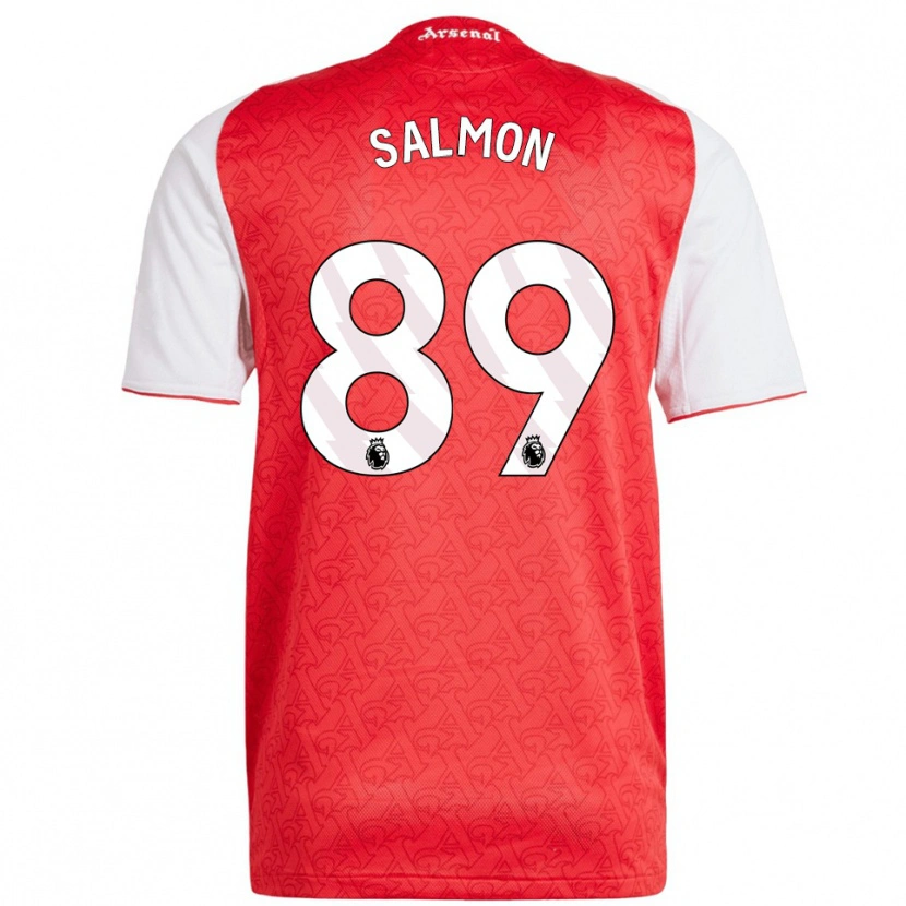 DanxenレディースMarli Salmon#89レッド ホワイトホームシャツ2025/26ジャージーユニフォーム